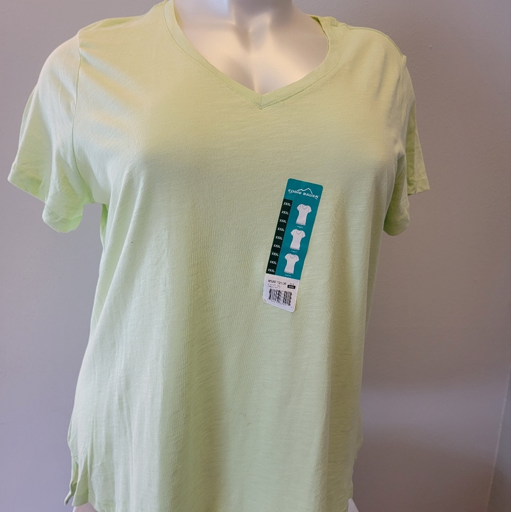 Eddie Bauer V-Neck Tee 3X